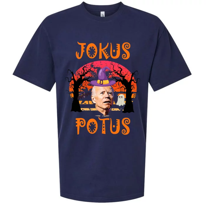 Biden JOKUS POTUS Halloween Retro Vintage Sueded Cloud Jersey T-Shirt