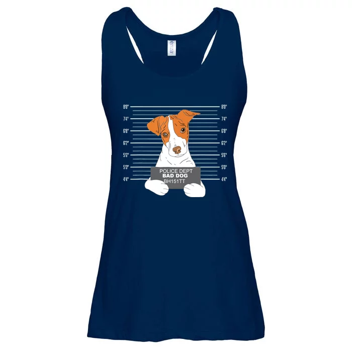 Bad Jack Russell Terrier Jail Prisoner Dog Police Dogs Ladies Essential Flowy Tank