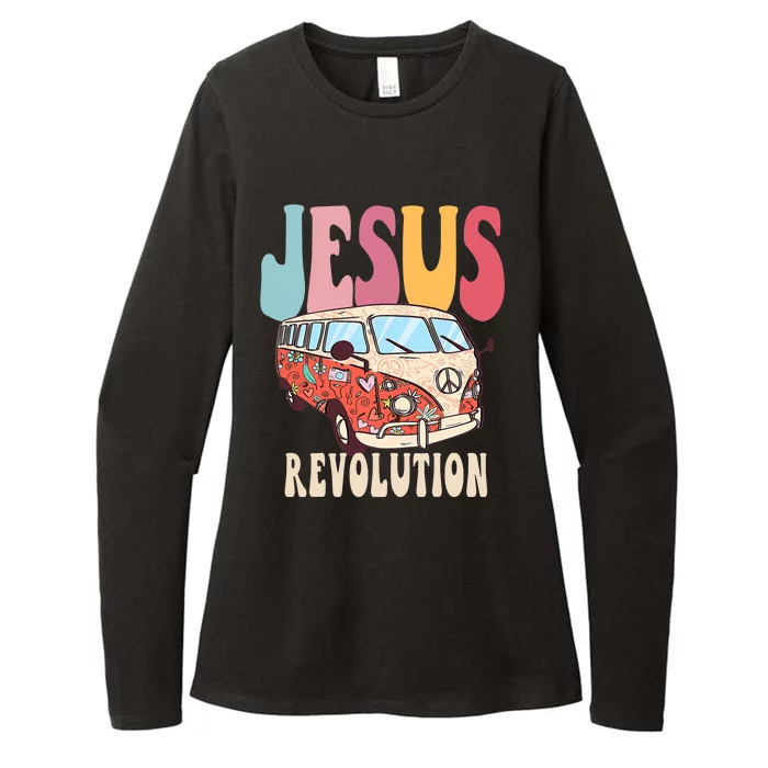 Boho Jesus Revolution, Christian Faith Based Jesus Costume Womens CVC Long Sleeve Shirt