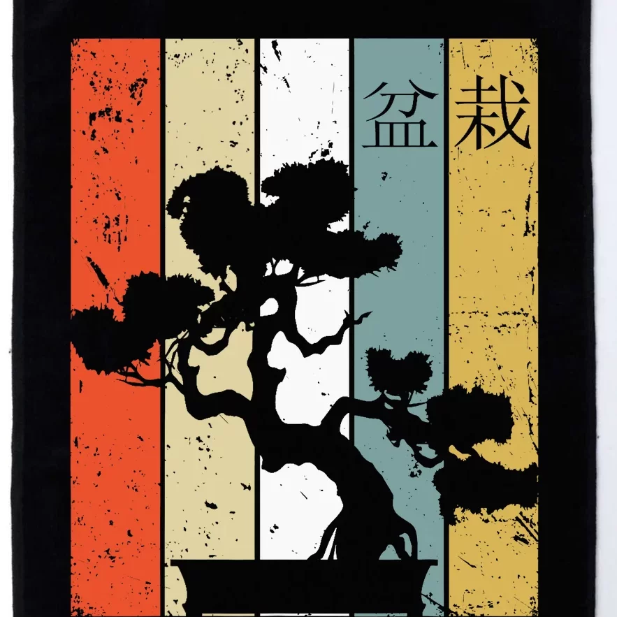 Bonsai Japanese Retro Bonsai Tree Platinum Collection Golf Towel