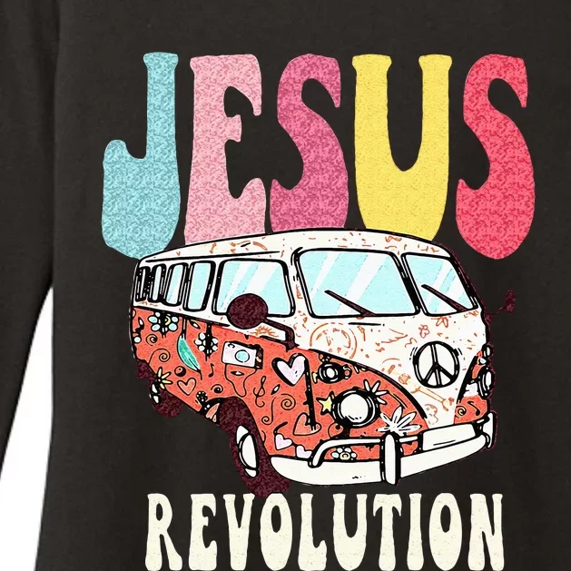 Boho Jesus Revolution Christian Faith Based Jesus Costume Womens CVC Long Sleeve Shirt