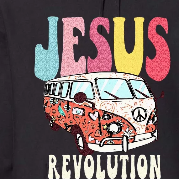 Boho Jesus Revolution Christian Faith Based Jesus Costume Premium Hoodie