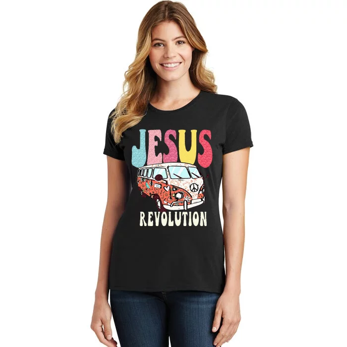 Boho Jesus Revolution Christian Faith Based Jesus Costume Women's T-Shirt