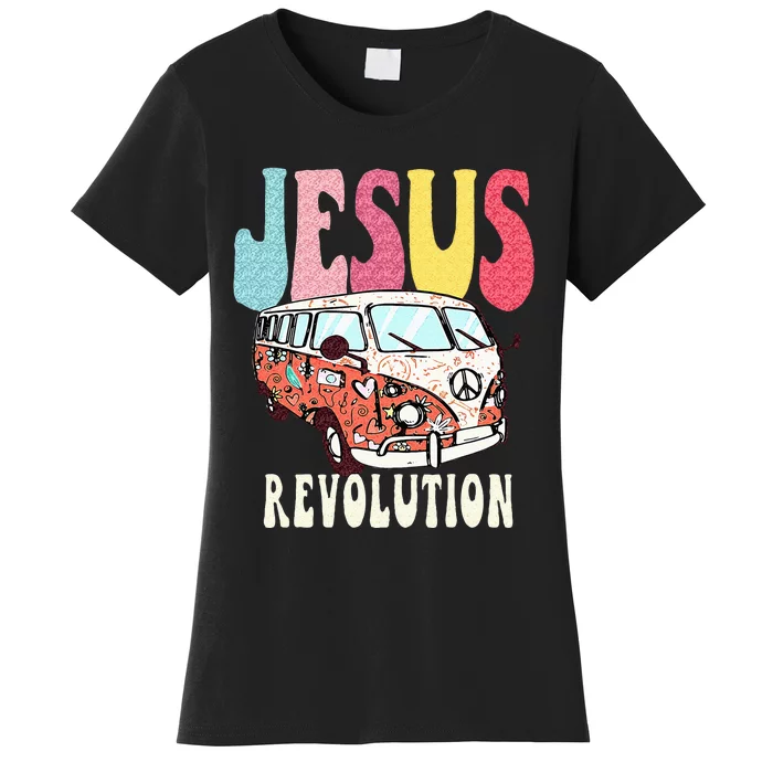 Boho Jesus Revolution Christian Faith Based Jesus Costume Women's T-Shirt