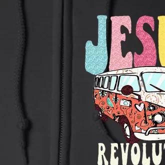 Boho Jesus Revolution Christian Faith Based Jesus Costume Full Zip Hoodie