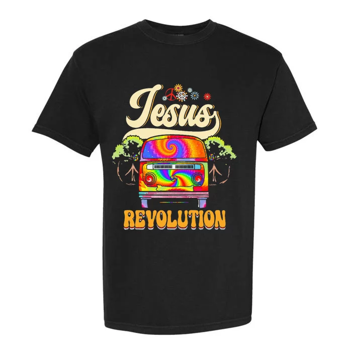 Boho Jesus Revolution Christian Faith Based Jesus Costume Garment-Dyed Heavyweight T-Shirt