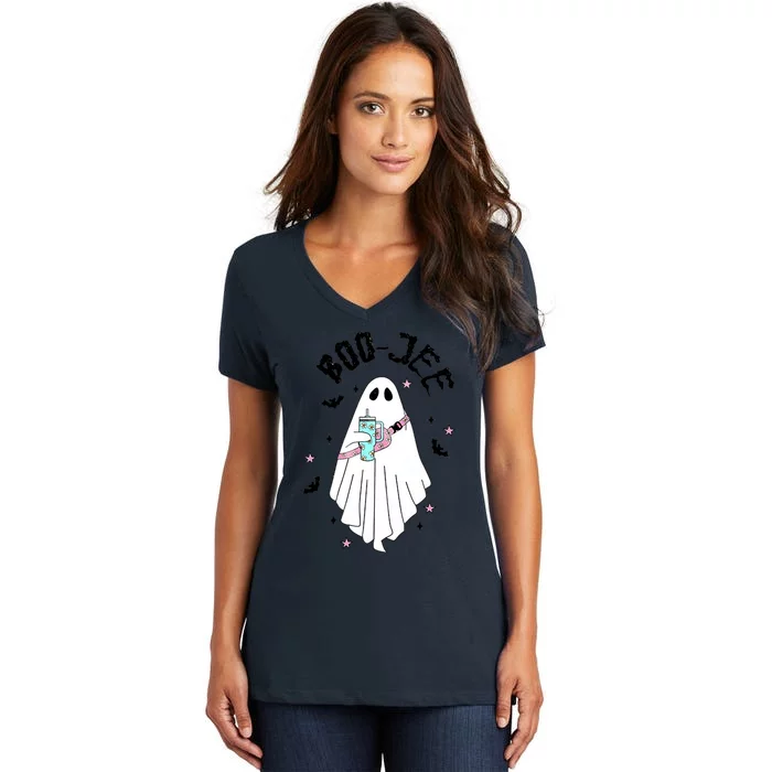 Boo Jee Stanley Halloween Women's V-Neck T-Shirt