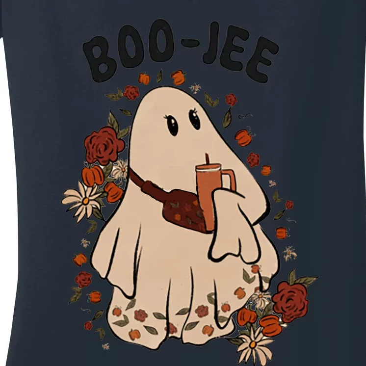 Boo Jee Stanley Halloween Women's V-Neck T-Shirt