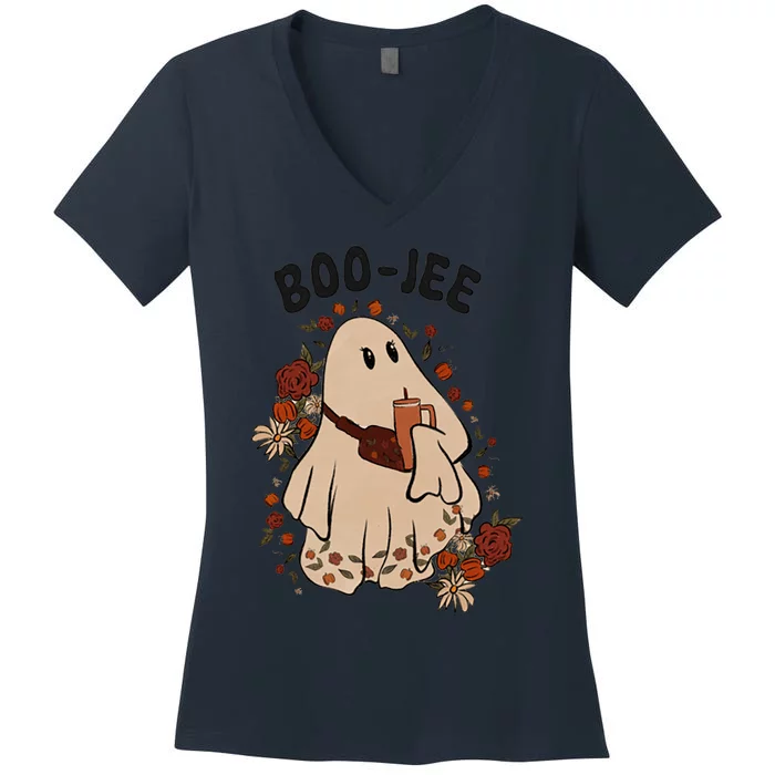 Boo Jee Stanley Halloween Women's V-Neck T-Shirt