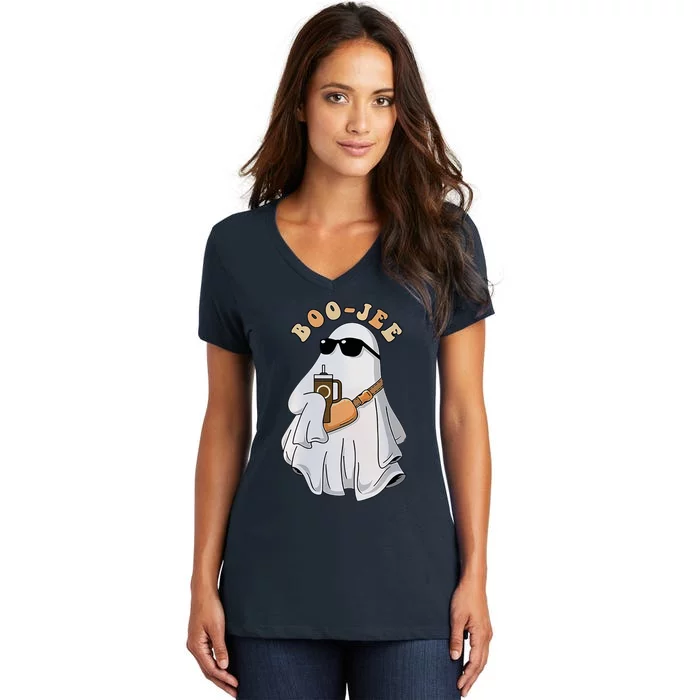 Boo Jee Stanley Halloween Women's V-Neck T-Shirt