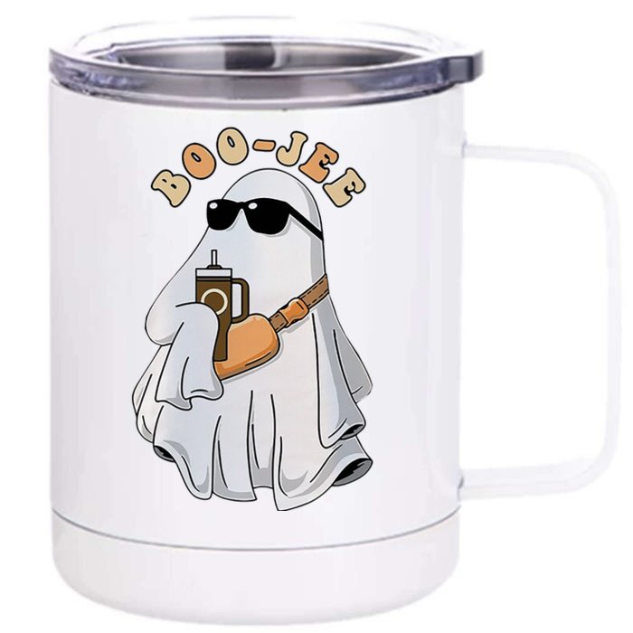 Boo Jee Stanley Halloween Front & Back 12oz Stainless Steel Tumbler Cup