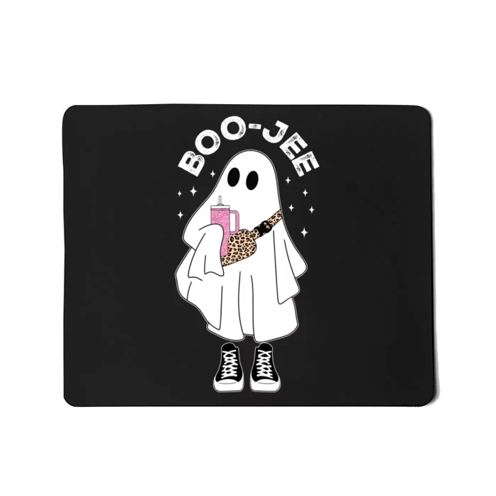 Boo Jee Spooky Season Cute Ghost Halloween Costume Boujee Mousepad