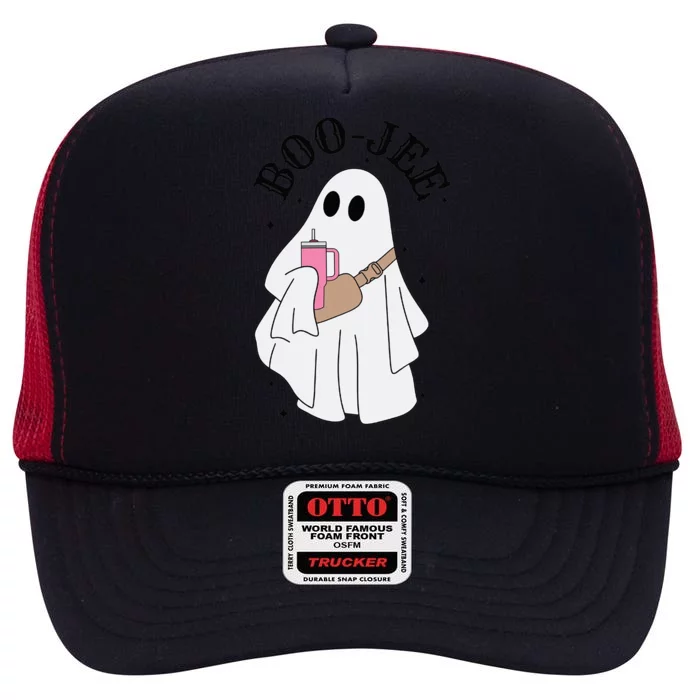 Boo Jee Stanley Halloween High Crown Mesh Trucker Hat