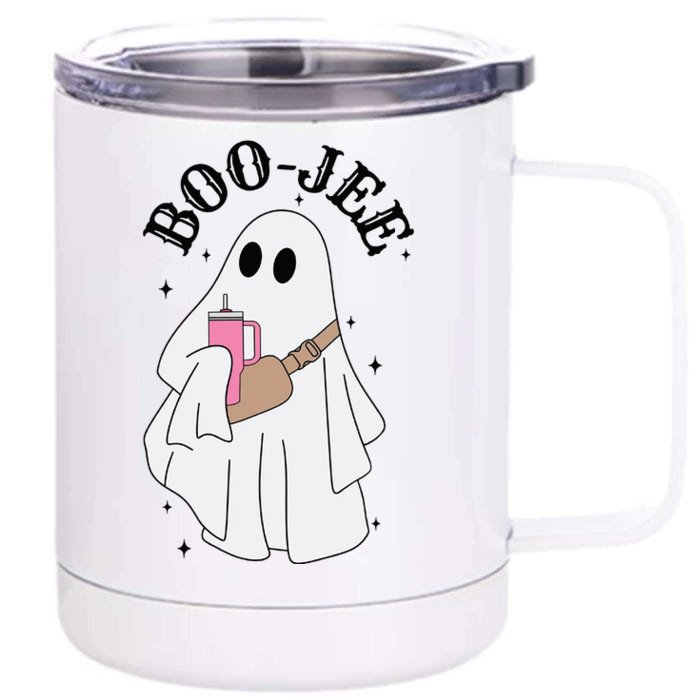 Boo Jee Stanley Halloween Front & Back 12oz Stainless Steel Tumbler Cup