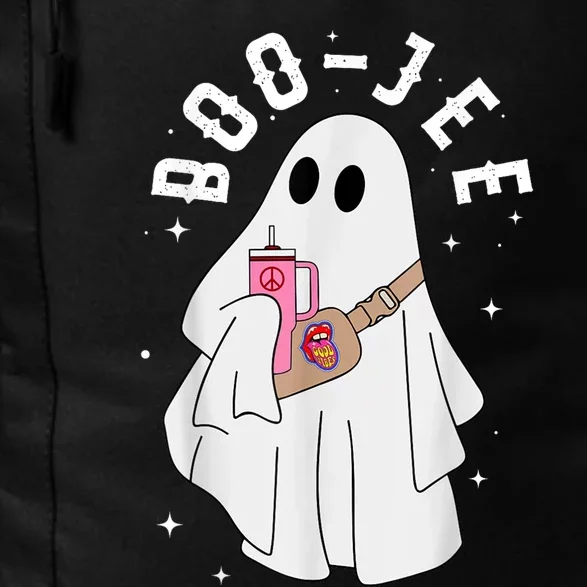 Boo Jee Spooky Season Cute Ghost Halloween Costume Boujee Daily Commute Backpack