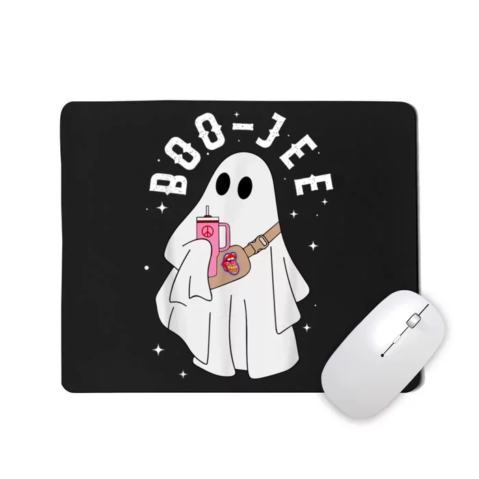 Boo Jee Spooky Season Cute Ghost Halloween Costume Boujee Mousepad