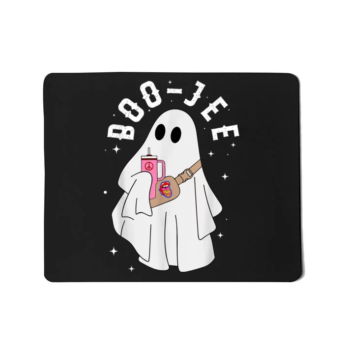 Boo Jee Spooky Season Cute Ghost Halloween Costume Boujee Mousepad