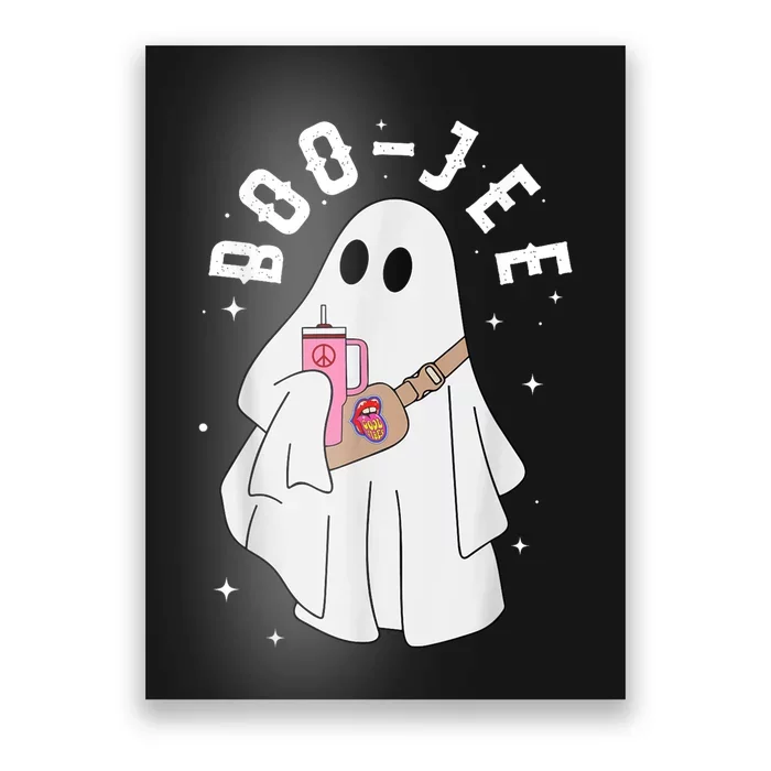 Boo Jee Spooky Season Cute Ghost Halloween Costume Boujee Poster