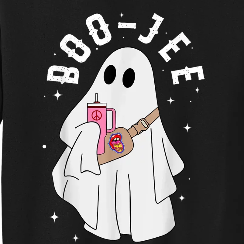 Boo Jee Spooky Season Cute Ghost Halloween Costume Boujee Tall Sweatshirt