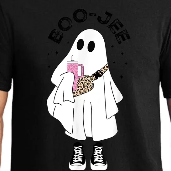 Boo Jee Spooky Season Cute Ghost Halloween Costume Boujee BooJee Pajama Set