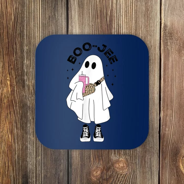 Boo Jee Spooky Season Cute Ghost Halloween Costume Boujee BooJee Coaster