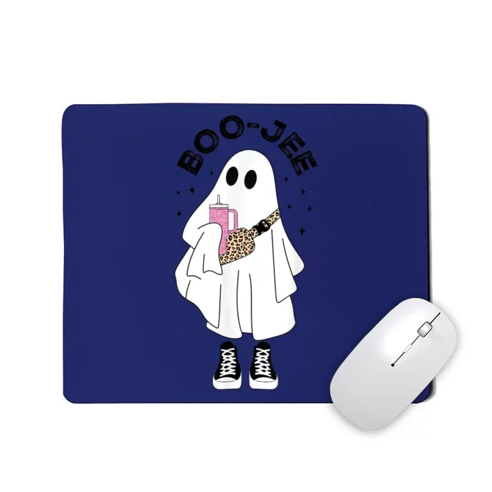 Boo Jee Spooky Season Cute Ghost Halloween Costume Boujee BooJee Mousepad