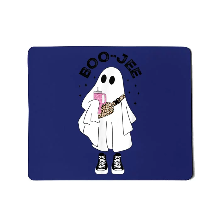 Boo Jee Spooky Season Cute Ghost Halloween Costume Boujee BooJee Mousepad