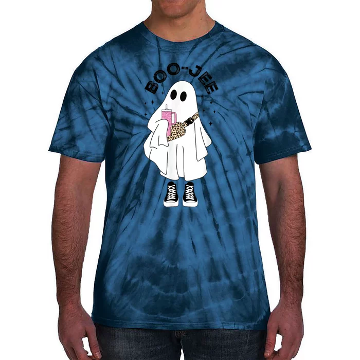 Boo Jee Spooky Season Cute Ghost Halloween Costume Boujee BooJee Tie-Dye T-Shirt