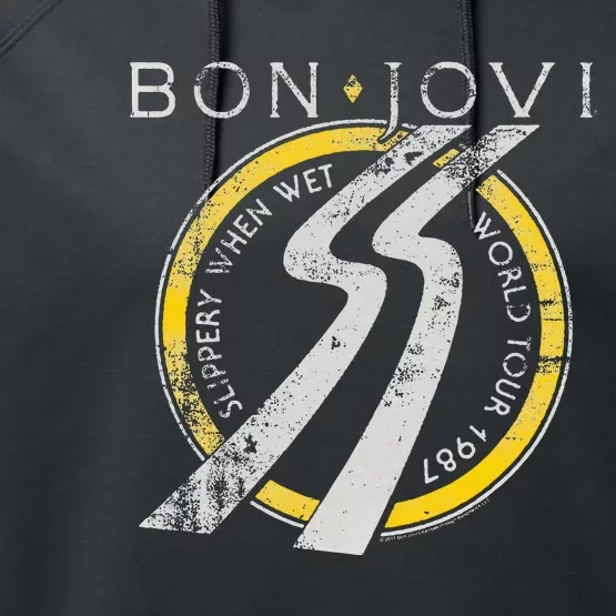 B.O.N J.O.V.I Slippery When Wet Performance Fleece Hoodie