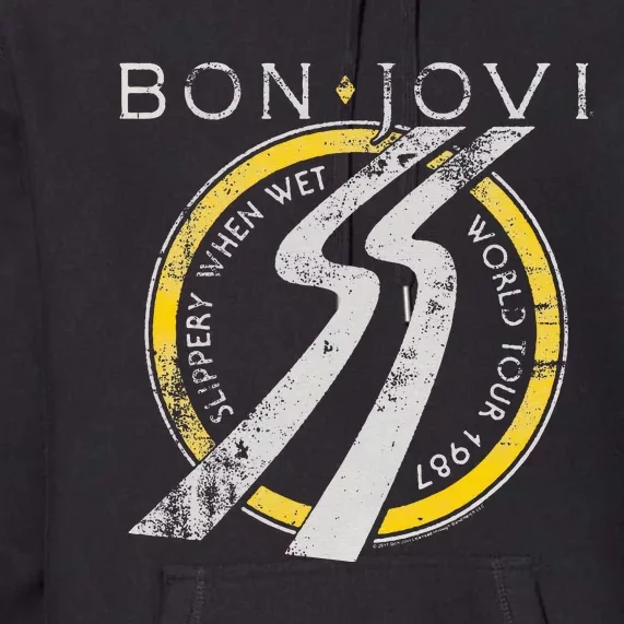 B.O.N J.O.V.I Slippery When Wet Premium Hoodie