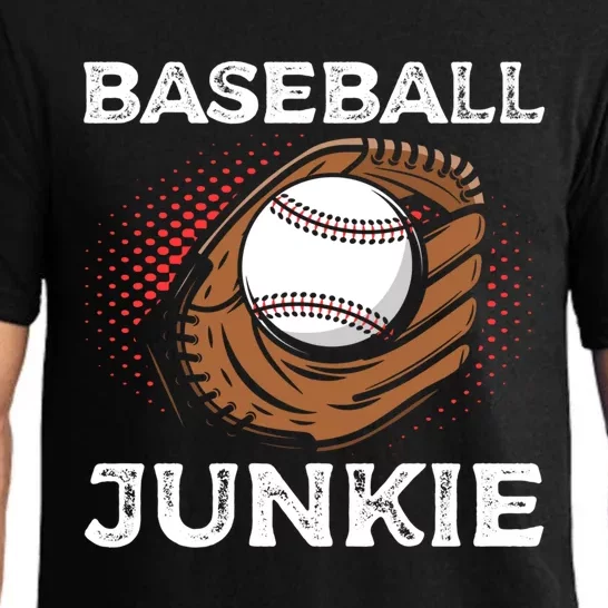 Baseball Junkie Sports Player Ball Pitcher Baseball Great Gift Pajama Set