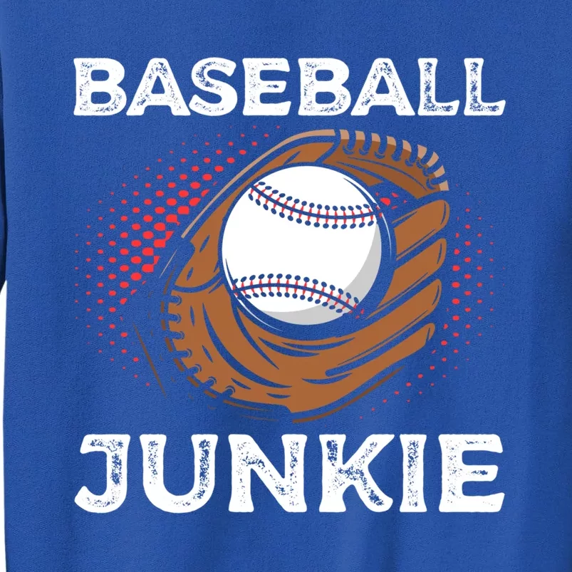 Baseball Junkie Sports Player Ball Pitcher Baseball Great Gift Sweatshirt