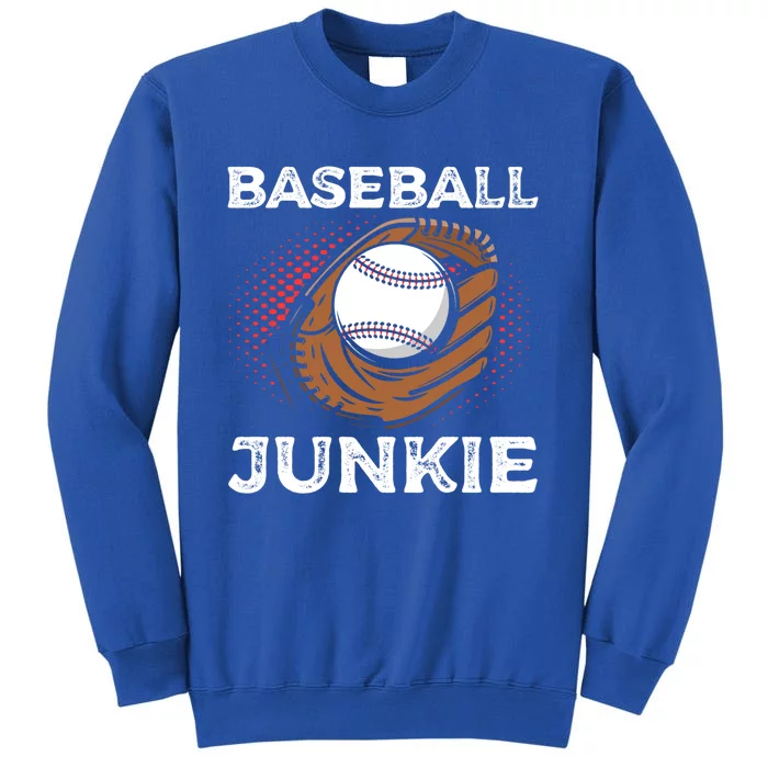 Baseball Junkie Sports Player Ball Pitcher Baseball Great Gift Sweatshirt