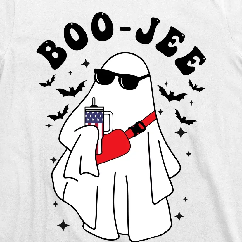 Boo Jee Spooky Season Cute Ghost Halloween Costume Boojee T-Shirt