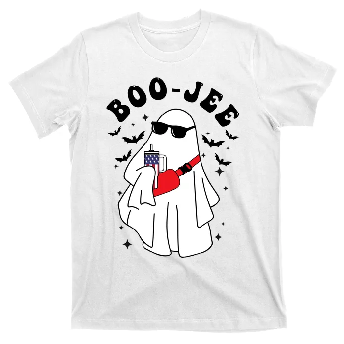 Boo Jee Spooky Season Cute Ghost Halloween Costume Boojee T-Shirt