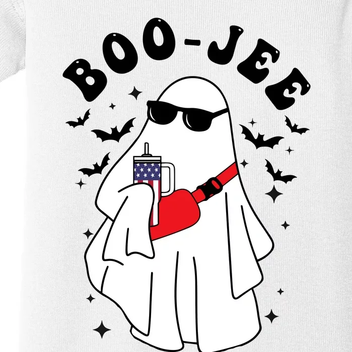 Boo Jee Spooky Season Cute Ghost Halloween Costume Boojee Baby Bodysuit