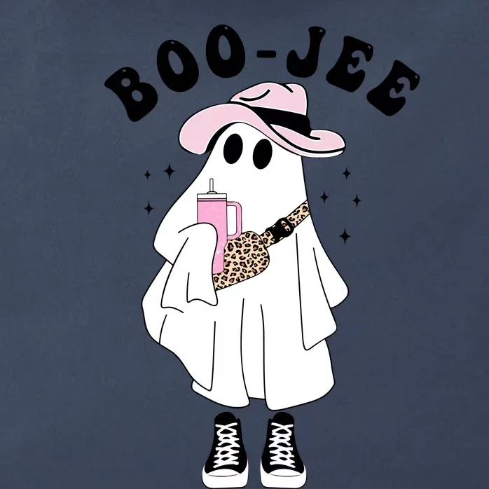 Boo Jee Spooky Season Cute Ghost Halloween Costume Boojee Zip Tote Bag