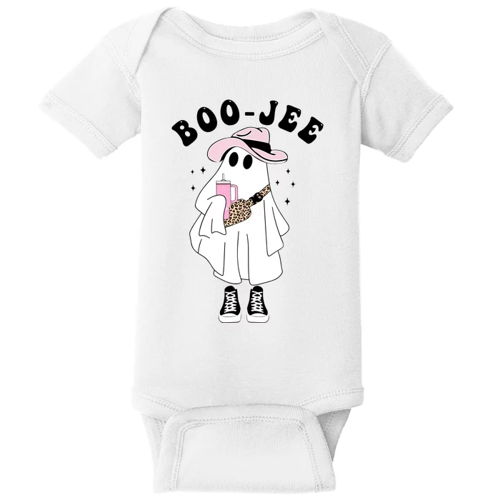 Boo Jee Spooky Season Cute Ghost Halloween Costume Boojee Baby Bodysuit