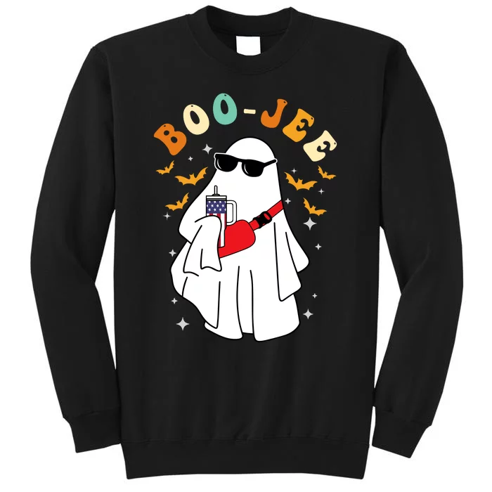 Boo Jee Spooky Season Cute Ghost Halloween Costume Boojee Sweatshirt