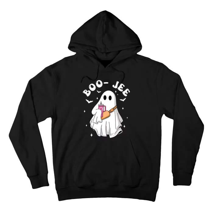 Boo Jee Spooky Season Cute Ghost Halloween Costume Boojee Hoodie