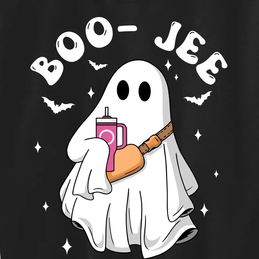 Boo Jee Spooky Season Cute Ghost Halloween Costume Boojee Kids Sweatshirt