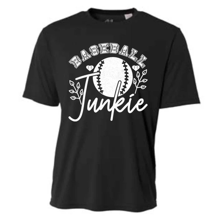 Baseball Junkie Sport Humor Funny Gift Cooling Performance Crew T-Shirt