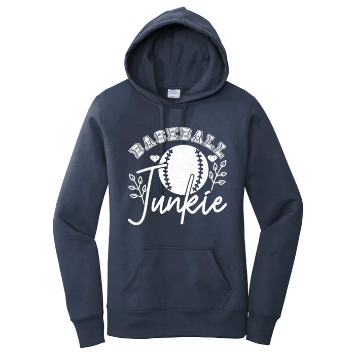 Baseball Junkie Sport Humor Funny Gift Women's Pullover Hoodie