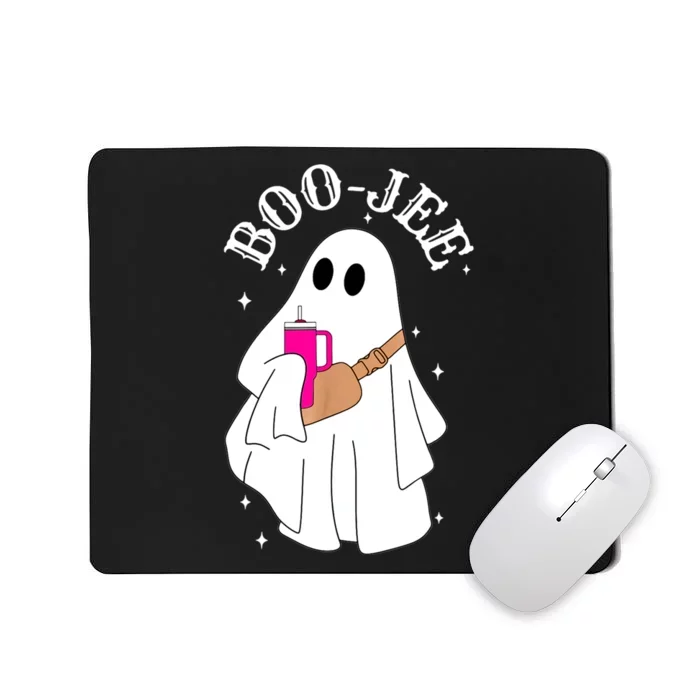 Boo Jee Spooky Season Cute Ghost Halloween Costume Boujee Mousepad