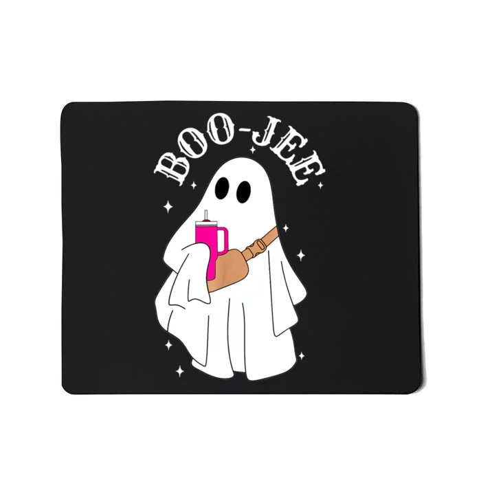 Boo Jee Spooky Season Cute Ghost Halloween Costume Boujee Mousepad