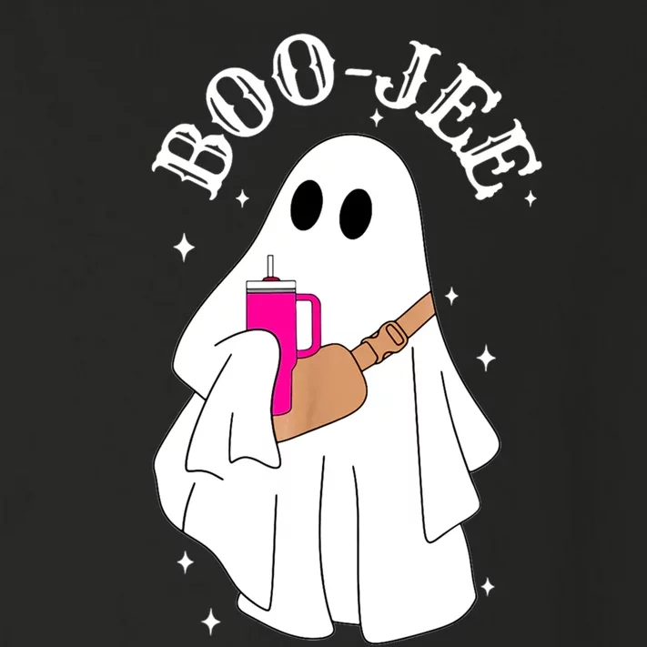 Boo Jee Spooky Season Cute Ghost Halloween Costume Boujee Toddler Long Sleeve Shirt