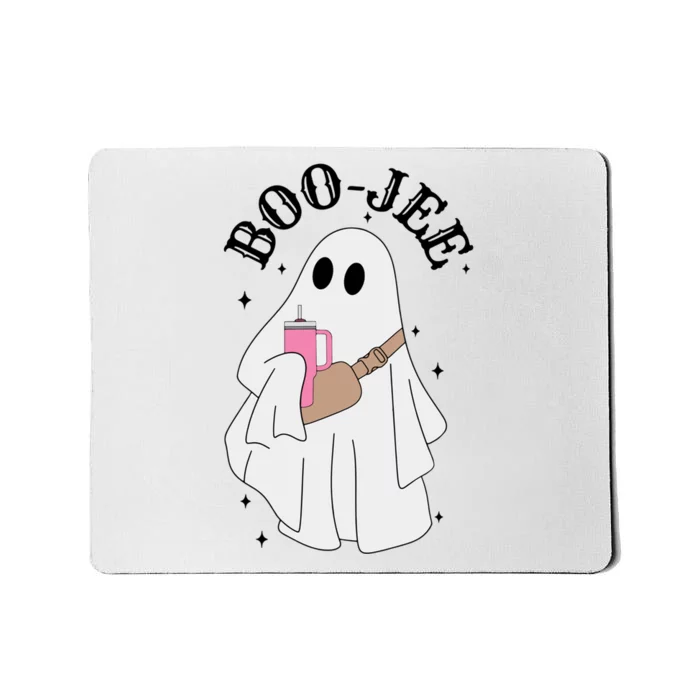 Boo Jee Spooky Season Cute Ghost Halloween Costume Boujee Mousepad