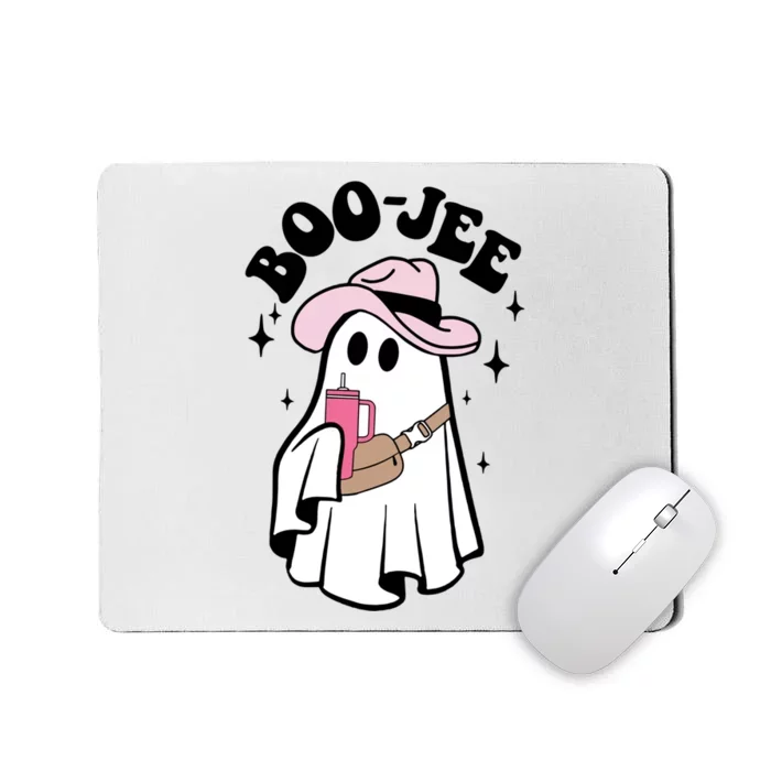 Boo Jee Spooky Season Cute Ghost Halloween Costume Boujee Mousepad