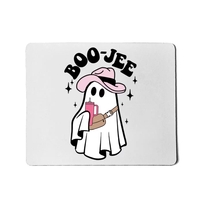 Boo Jee Spooky Season Cute Ghost Halloween Costume Boujee Mousepad