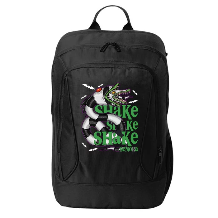 Beetle Juice Snake Shake Shake Senora Halloween City Backpack